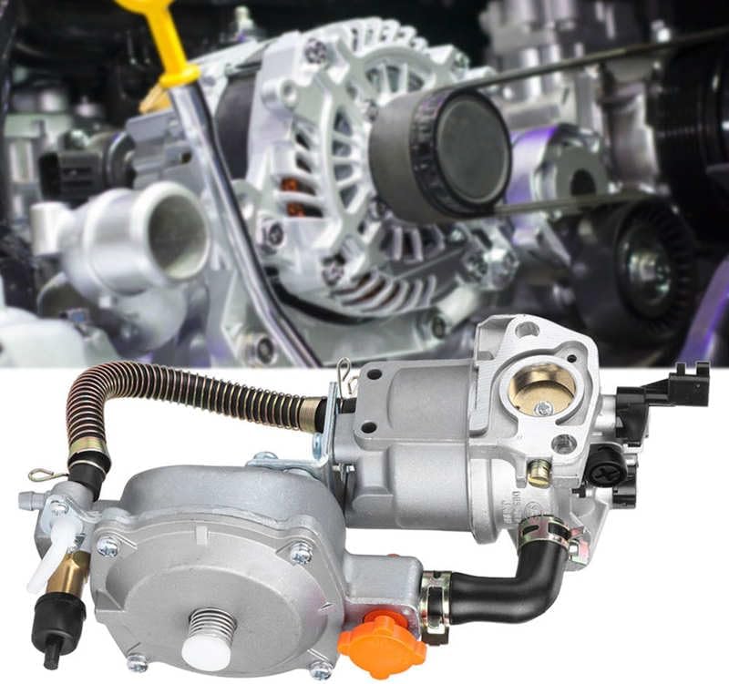 YAEGER Generator Dual Fuel Carburetor LPG NG Conversion Kit for 2.8KW GX200 170F Manual Choking Coil GX160 2KW 168F