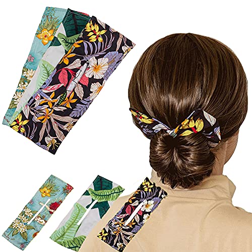 3PCS Deft Bun for Hair, Magic Donut Hair Bun Maker, Flexible Reusable Bun, French Twist Hairstyle Donut Bun Former Maker Hairstyle Must-haves Tool.