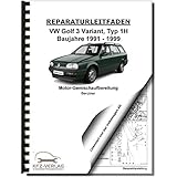  VW Golf 3 Variant 1,8l Mono-Motronic Einspritz- Zündanlage Reparaturanleitung