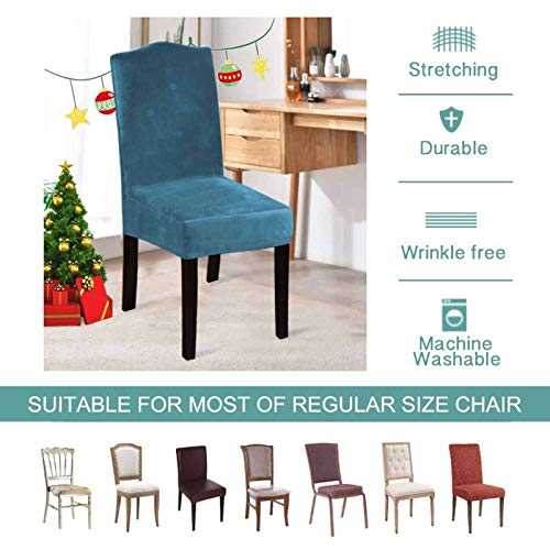 Housses de chaise en velours doux de qualité supérieure pour réception - 7