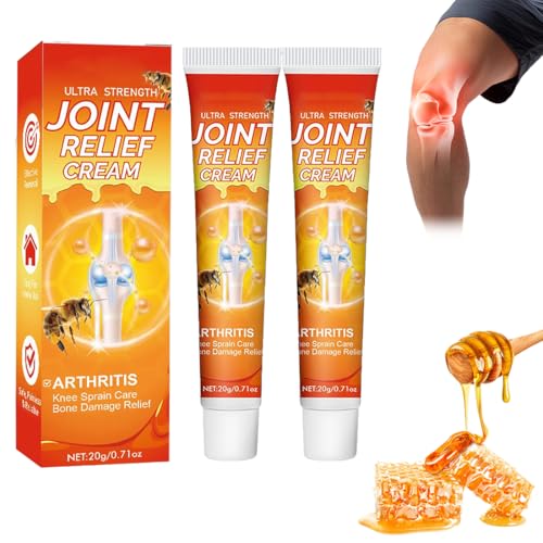 2PCS Joint & Muscle Support Gel, Soothing Massage Cream for Temporary Discomfort Relief, All-Day Comfort Formula, Fragrance-Free, for All Skin Types