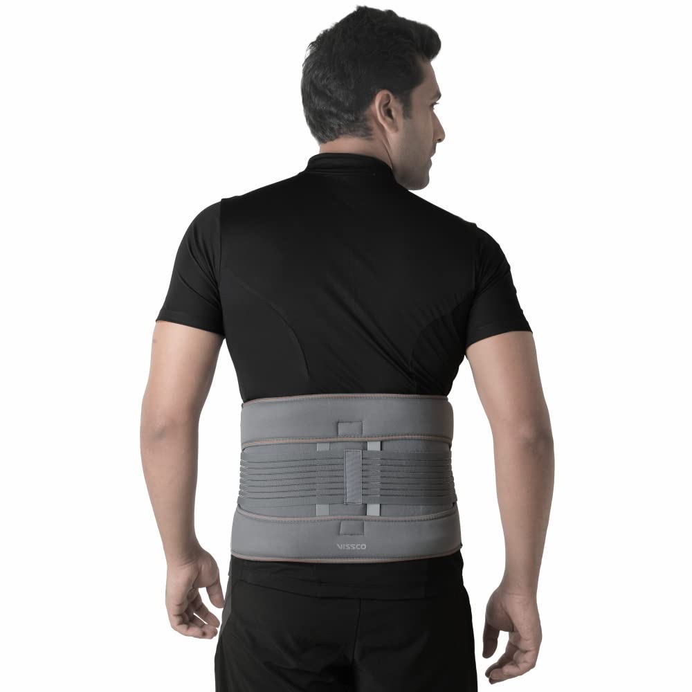 Vissco Eco Frame Back Support for Lumbar fracture, Lumbar Disc herniation, Spondylolisthesis, Spinal Cord injury, Post Spinal Surgery - Small (Grey) (B08M6FDJPR) Amazon Price History, Amazon Price Tracker