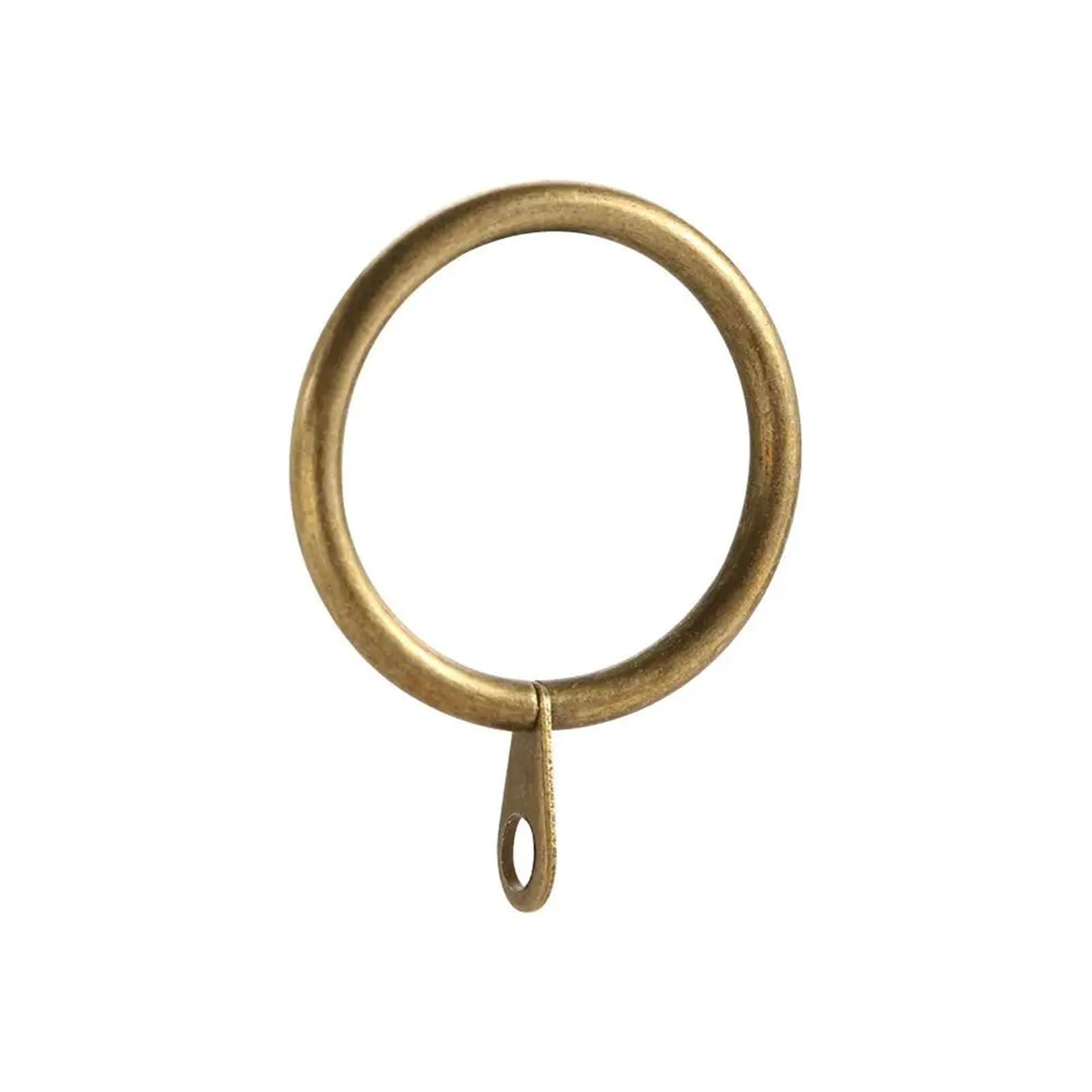 Anneaux de rideaux, Anneaux de rideau 150 pièces anneaux circulaires en métal à faible bruit 3 couleurs(Brass)