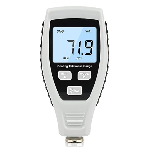 Medidor de grosor de pintura medidor de grosor de revestimiento XRCLIF para metal magnético y metal no magnético medidor de profundidad de