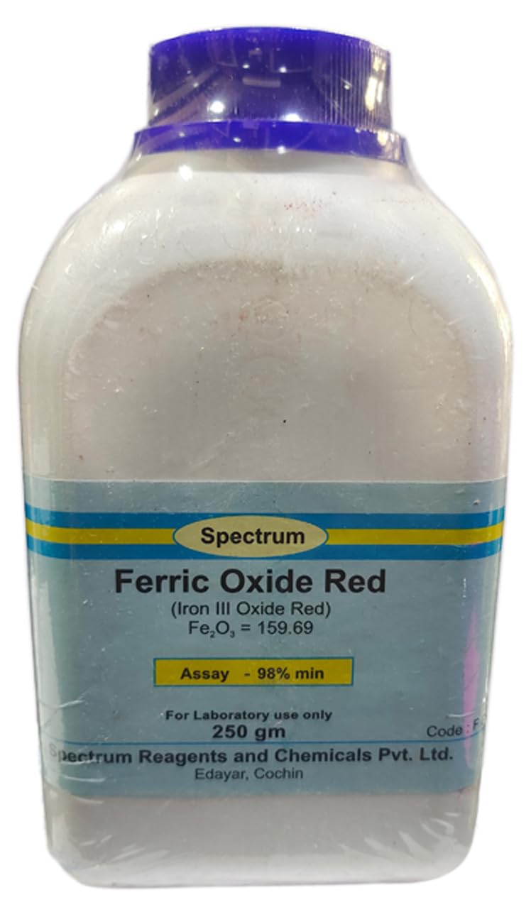 SPECTRUM Ferric Oxide Red L.R (250GM) Assay 98% Min-image-36