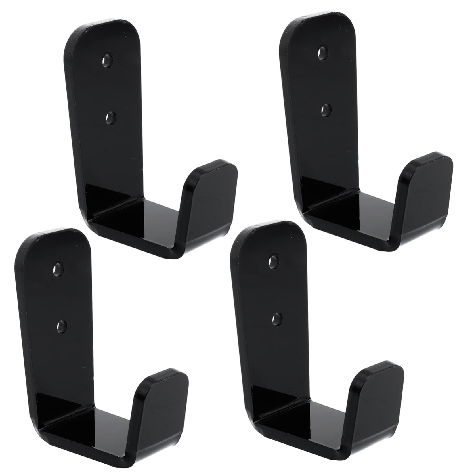 Toddmomy Fishing Pole Rack 2-in-1 Ski Poles Hanging Stands Multi-functional Wall Mount for Hockey Sticks Coat Hooks