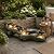 Teamson Home Riverstone Cascade Water Fountain Outdoor–LED Light with Adjustable Flow & Electric Pump, Gray