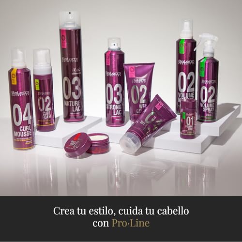 SALERM - Espuma Pelo Rizado - Pro Line Curl Mousse - 300 ml - Rizos más Definidos y Flexibles - Fijación Extrafuerte - Efecto Antihumedad - Protección del Color - imagen 6