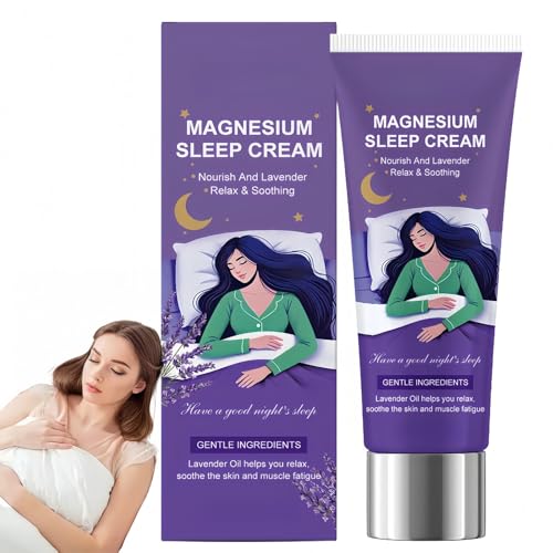 Magnesium Body Butter & Cream - Moisturiser for Women with Dry Skin,Calm Balm for Relieve Leg Fatigue,Magnesium Sleep Formula - Instant Relaxation,Body Care Foot Cream