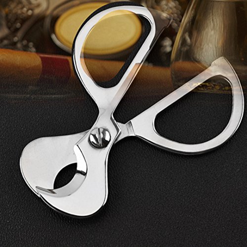 All Metal Cigar Cutters Stainless Steel Super Sharp Cigar Scissors Cut Birthday Gift #TOP1