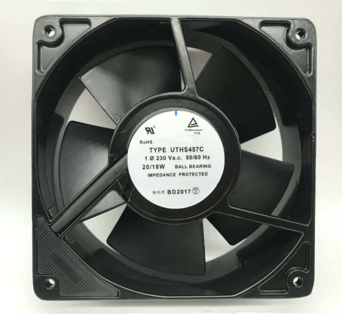 UTHS457C 12CM 12038 230V 20/18W All Metal Cooling Fan 120x38mm