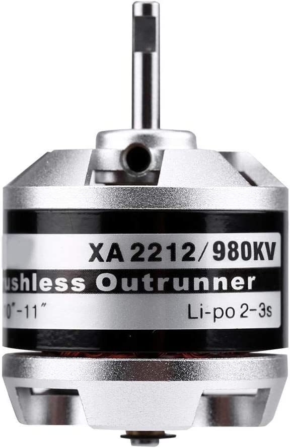 REES52 RC Drone Brushless Motor, Emax XA2212 980KV 2-3S Brushless Motor for RC Drone Quadcopter Multi-Rotor Aircraft Accessroy Parts 4
