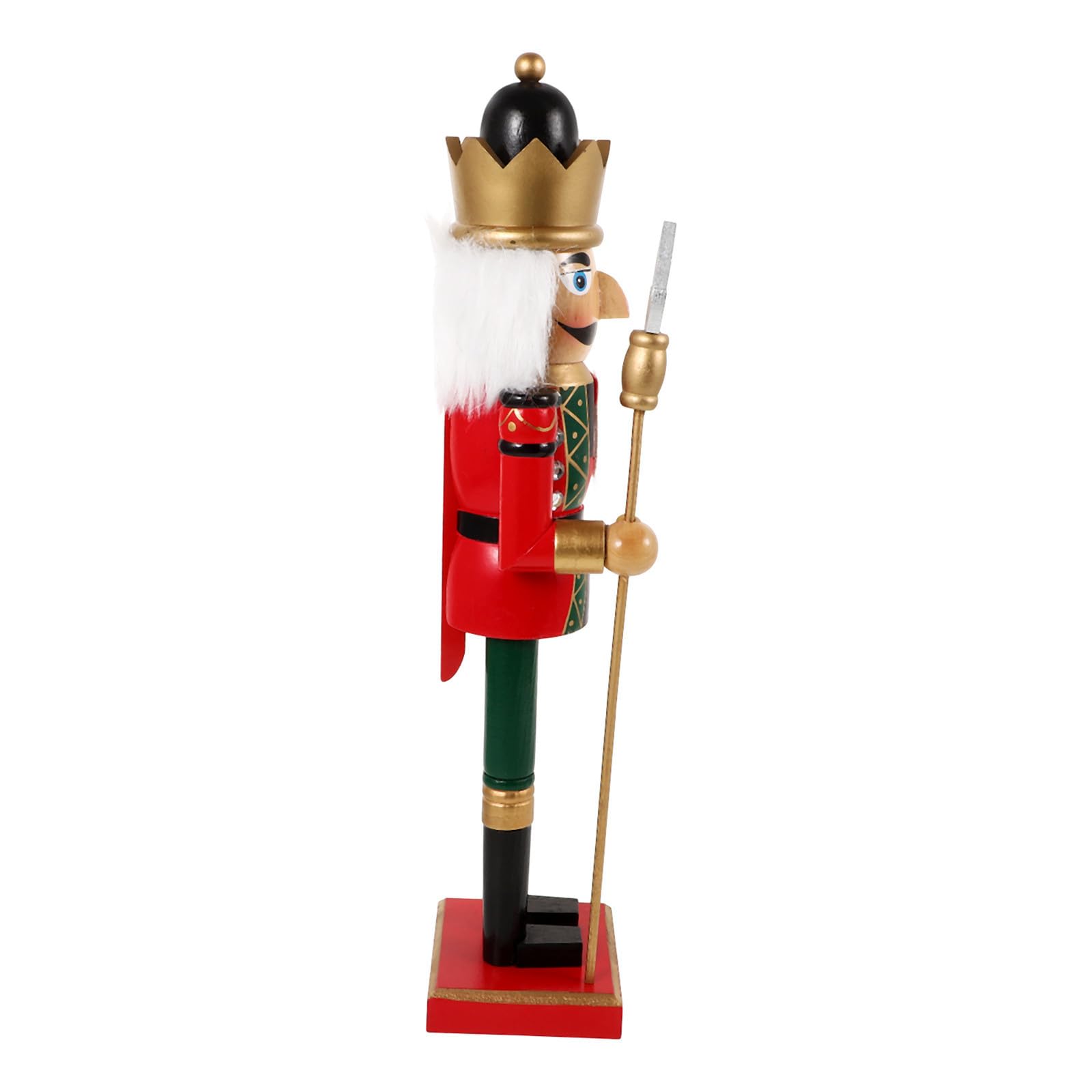 TOYANDONA 3 Piezas Cascanueces de Escritorio Navideño de Madera, Adorno