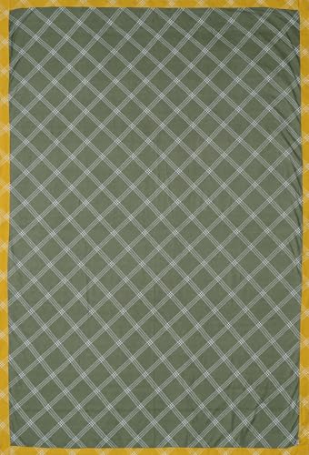 Image of RD TREND Cloud Cotton AC Summer Chadar for Sleeping | 210 TC Soft Lightweight Breathable Single Topsheet /Odhne Wali Chadar | Single Bed Bedsheet 60x90 Inch Green
