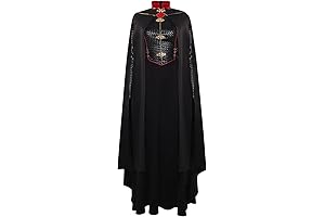 Adult Princess Dragon Costume Dress Women Princess Cosplay Black Robe Cloak Suits Outfits for Halloween