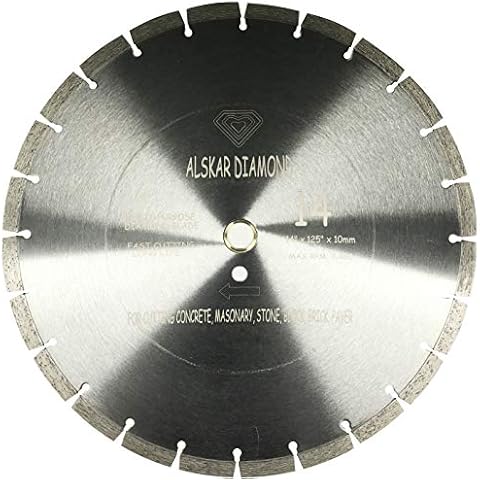 ALSKAR DIAMOND USA ADLSS 14" Dry/Wet Cutting Diamond Saw Blade Cover