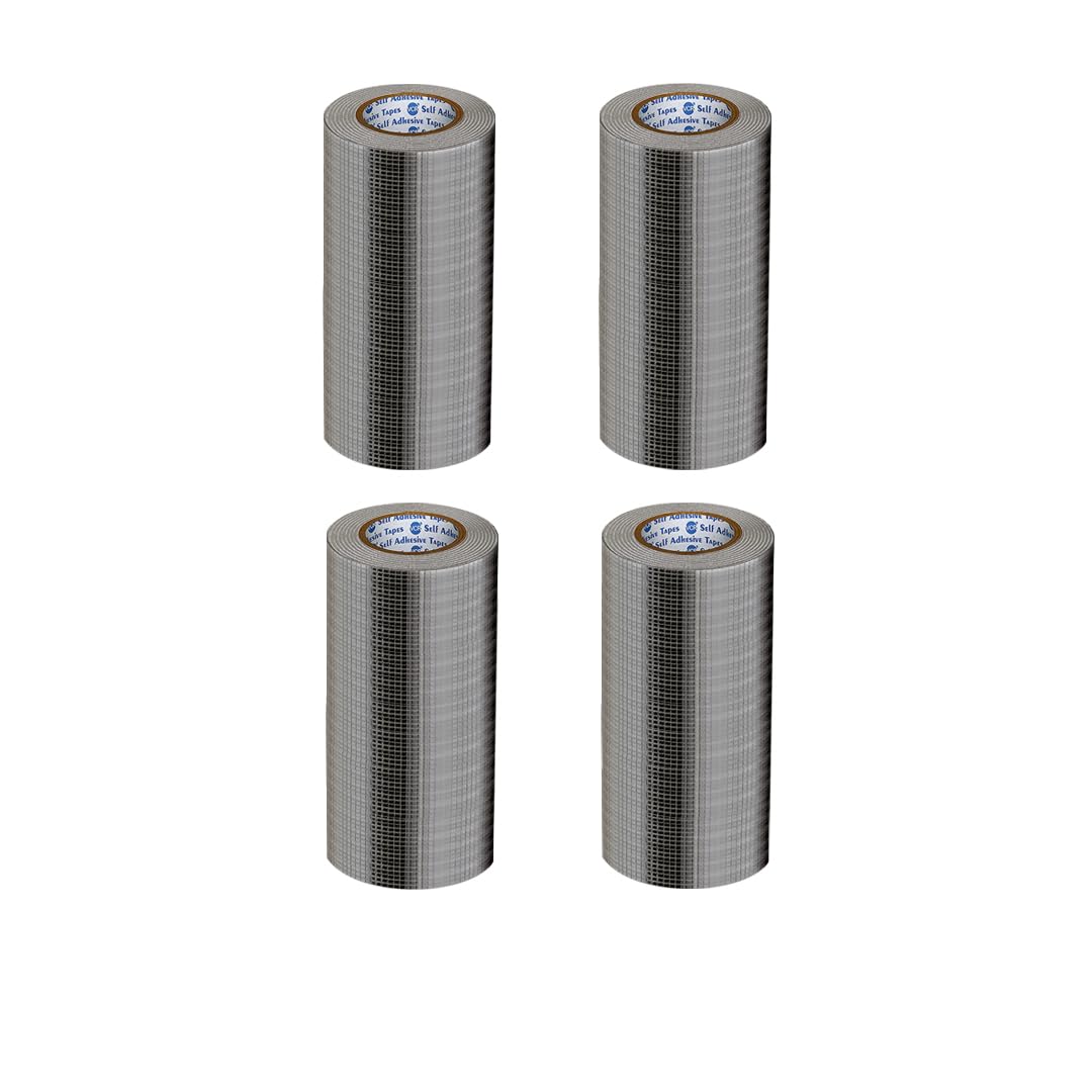 VCR Butyl Tape - 5 Meters in Length 240mm / 10" Width - 4 Rolls Per Pack - Butyl Tape for Pipe and Water Leakage, Aluminium Rubberised Tape, Waterproof and Weatherproof Tape (B0CGPW534H) Amazon Price History, Amazon Price Tracker