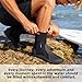 Coreskin Neoprene Dive Boots 5mm with Anti-Slip Sole for Water Sports, Scuba Diving, Snorkeling, Rafting, Kayaking, Windsurfing, Wakeboarding, and Canoeing (HDB5mm6)