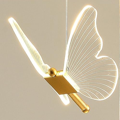 Lustre de teto com luz, escada de luxo, lustre longo, borboleta nórdica, rotativa, villa, loft, esca