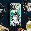 Anime Phone Case for iPhone 16e, Iconic Manga Glossy 9H Tempered Glass Back & Silicone Bumper Shockproof Protective Cover - Image 5