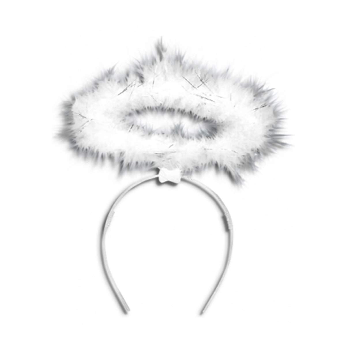 10 x Angel Cherub White Sparkling Halo/Halos Headband Nativity Christmas Party Fancy Dress