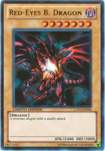 Amazon.com: Yu-Gi-Oh Card - LC01-EN006 - RED-EYES B. DRAGON (ultra