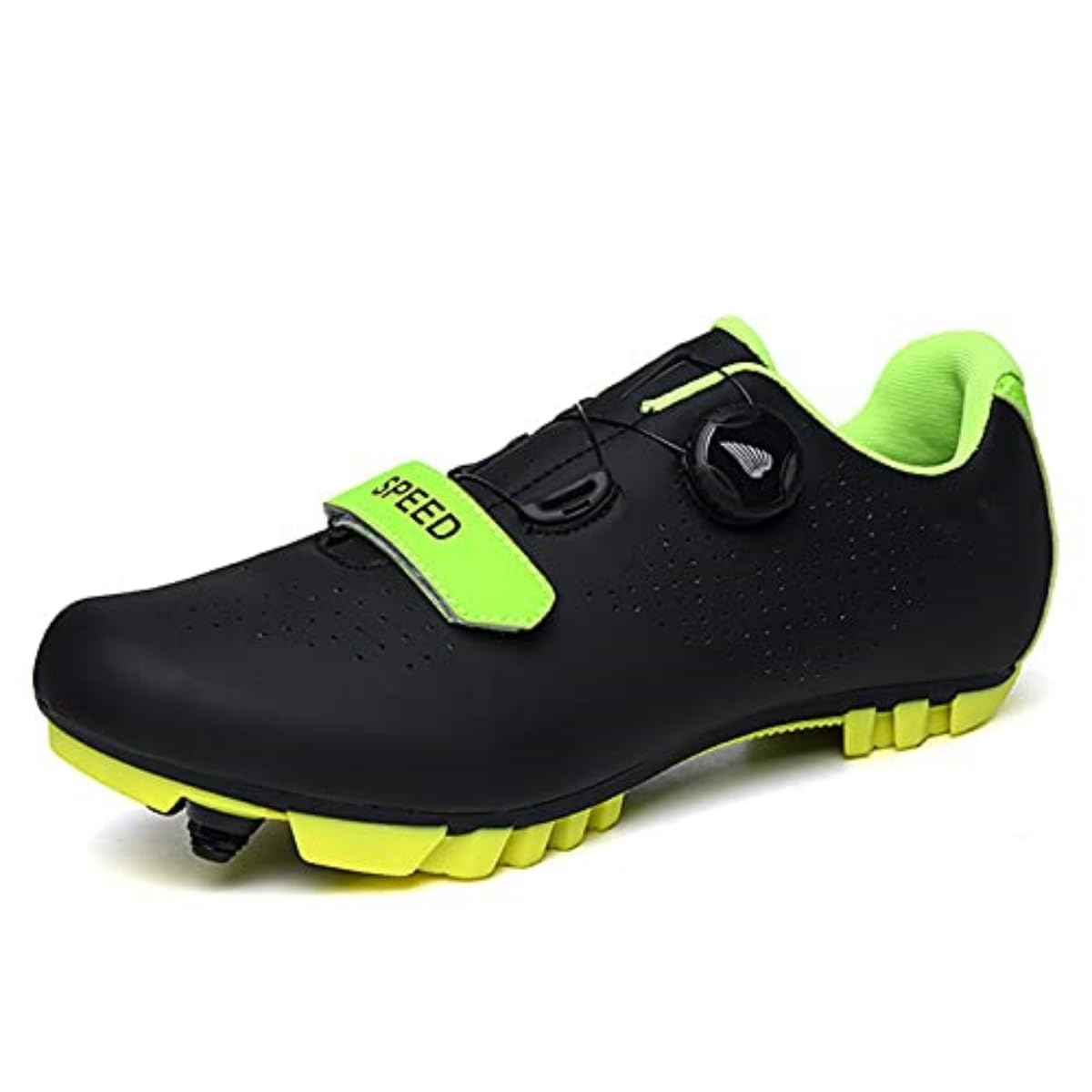 Zapatillas De Ciclismo para Hombre, Zapatillas De Bicicleta MTB Antideslizantes Zapatillas De Bicicleta De Montaña Unisex Zapatillas De Ciclismo Antideslizantes con Cala SPD