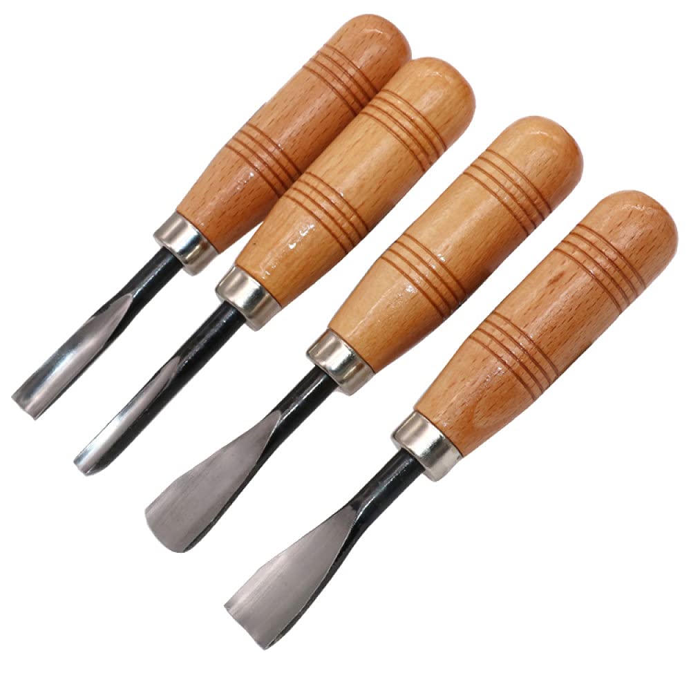 8Pcs Hand Holzschnitzwerkzeuge Chip Detail Meißel Set Messer Werkzeug Holzschnittmesser,wie abgebildet