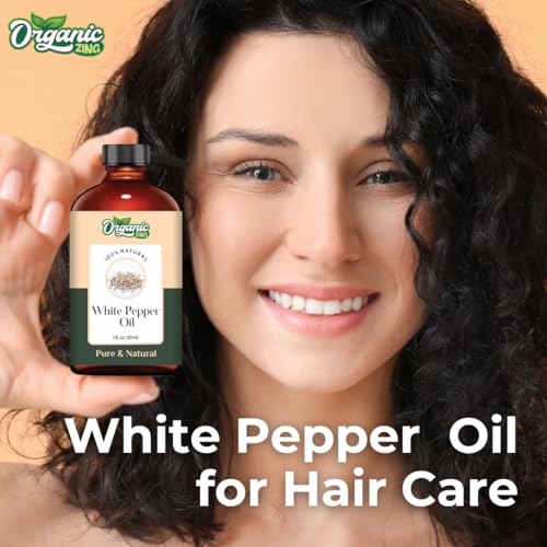 Image of Organic Zing White Pepper (Piper nigrum) Oil | Pure & Natural Essential Oil Aroma, Diffusers, Skincare & Haircare- 30ml /1.01fl oz