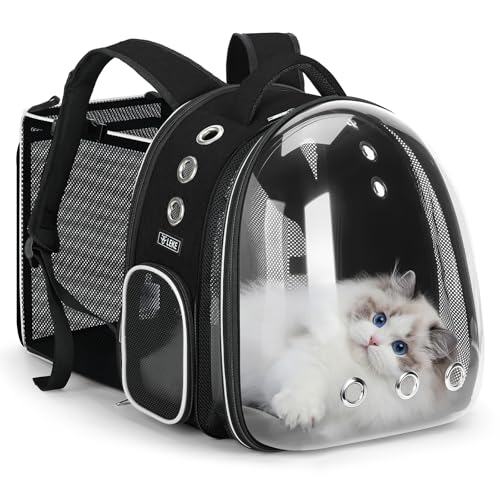 Lekereise Expandable Cat & Small Dog Backpack Carrier