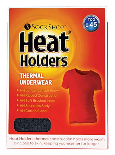 HEAT HOLDERS - Mens Winter Warm Thermal Underwear Short Sleeve Vest Top Shirt2