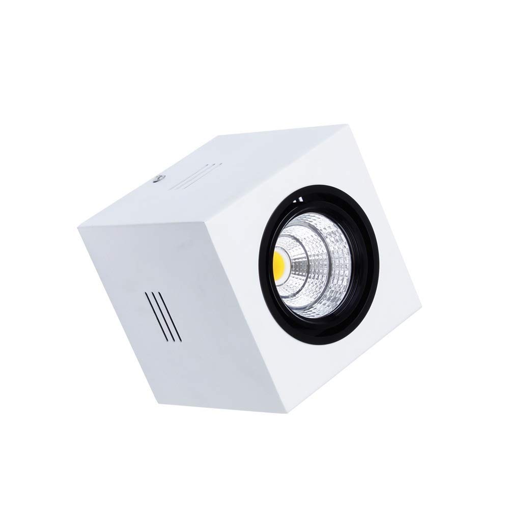 Panel de luz LED Cuadrado de 15 W/20 W para Montaje en ficie, Luces de Techo Europeas anslumbrantes, Ajustables, para Tiendas comerciales, focos de Panel Plano, decoración, iluminació