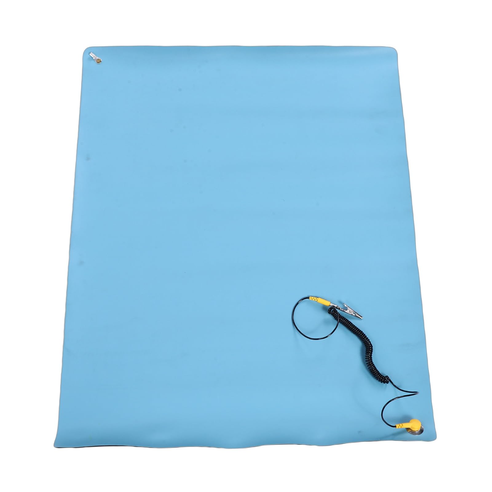 Antistatische Matte, ESD-Matte für Elektronikreparaturen, Flexible Gummimatte mit 5,9 Fuß Erdungskabel, Ideal für PC-Computerbau, Elektronische Montage und Labor, 26,4 X 20,1 Zoll