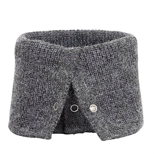 Men Women Winter Warm Woolen Yarn Knit Collar Scarf Neck Warmer