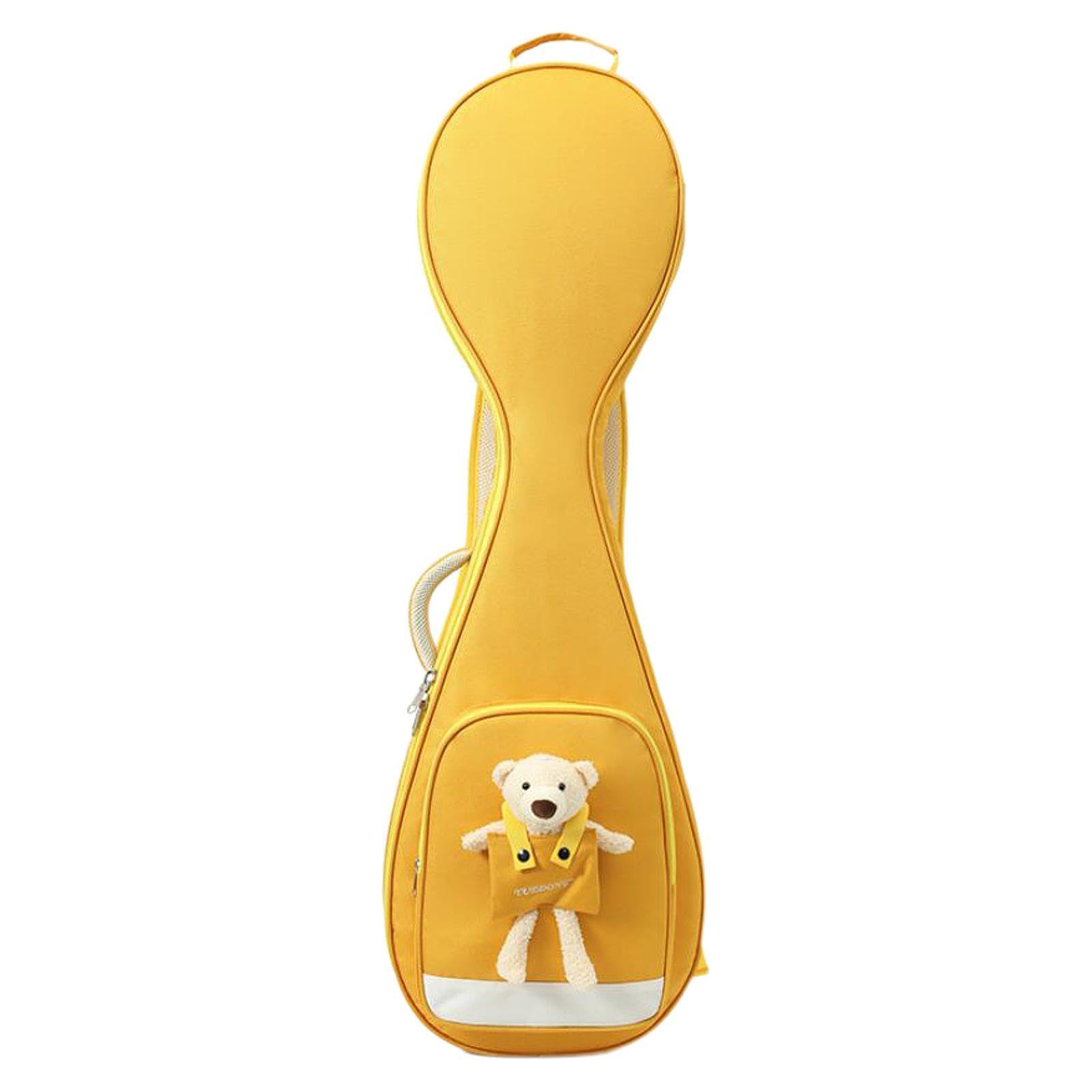 Baoblaze Funda de Transporte para Instrumento Chino de Cuerda, Diseño Moderno Y Funcional, amarillo