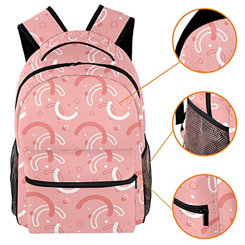Sac à dos de voyage Memphis rose enfant avec porte-bouteille