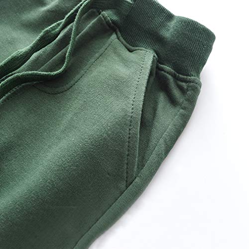 Image of Little Boys Jogger Pants Toddler Boys' Drawstring Elastic Waist Cotton Casual Sweatpants 1PC / 2 PCS Set