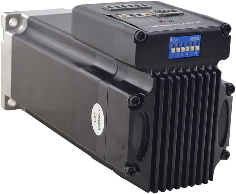 STEPPERONLINE NEMA 23 Integrated Easy Servo Motor 180w 3000rpm 0.6Nm(84.98oz.in) 20-50VDC Servo Motor - 21mm Short Shaft