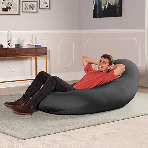 Jaxx Nimbus Spandex Bean Bag Chair For Adults-Furniture For Rec, Family Rooms And More, Large, Black #TOP6