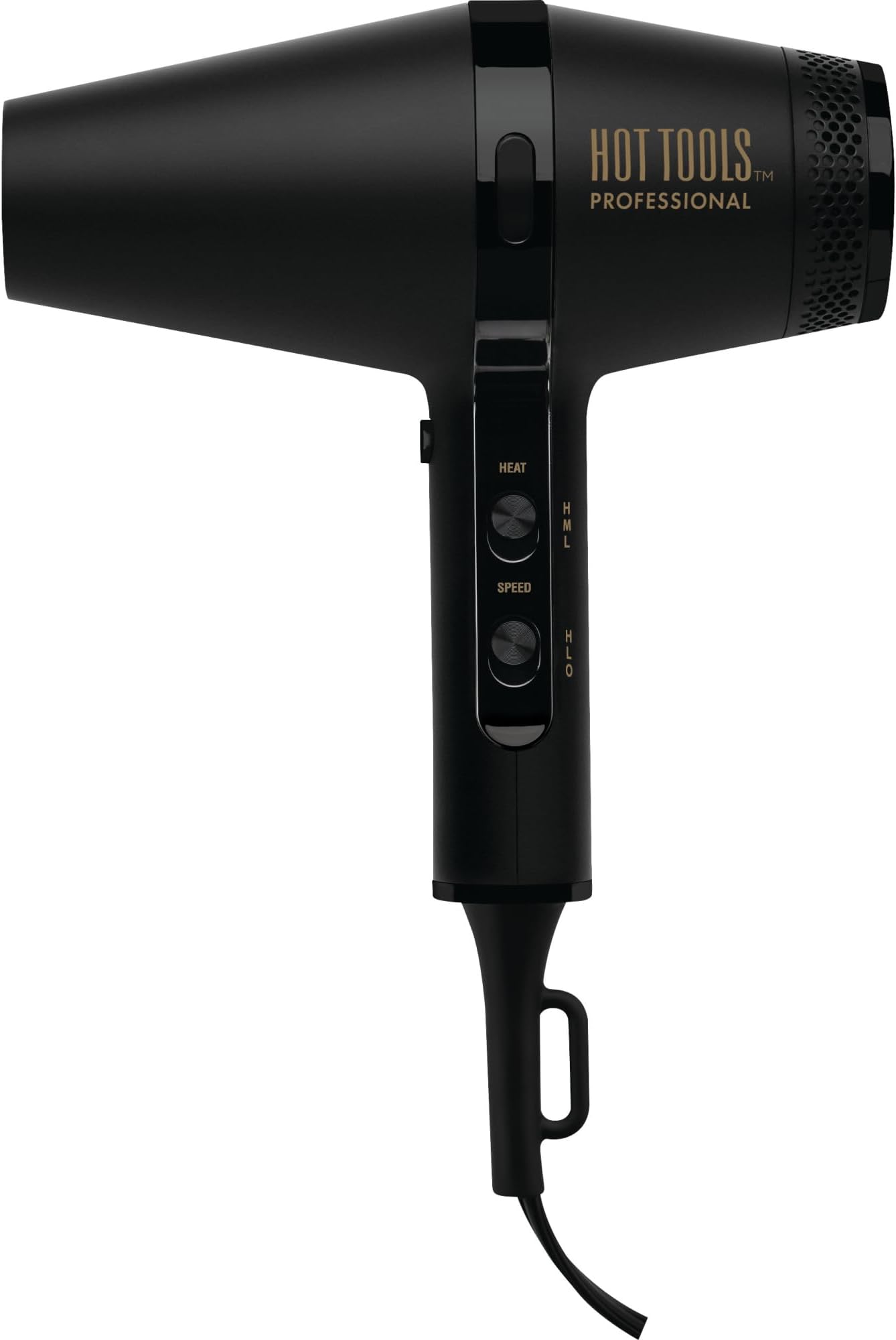 Pro Artist Black Gold Infrared Ionic™ Salon Dryer | Fast Drying, Styling and Smooth Results (Black)