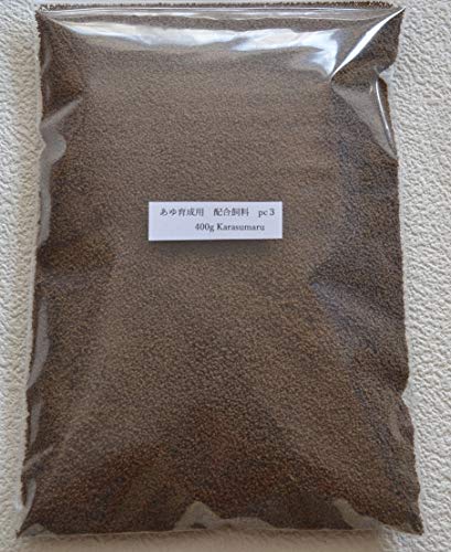 NEW あゆ 育成用 配合飼料 3号 800g☆土佐錦・らんちゅうの餌☆アユ 鮎 By karasumaru