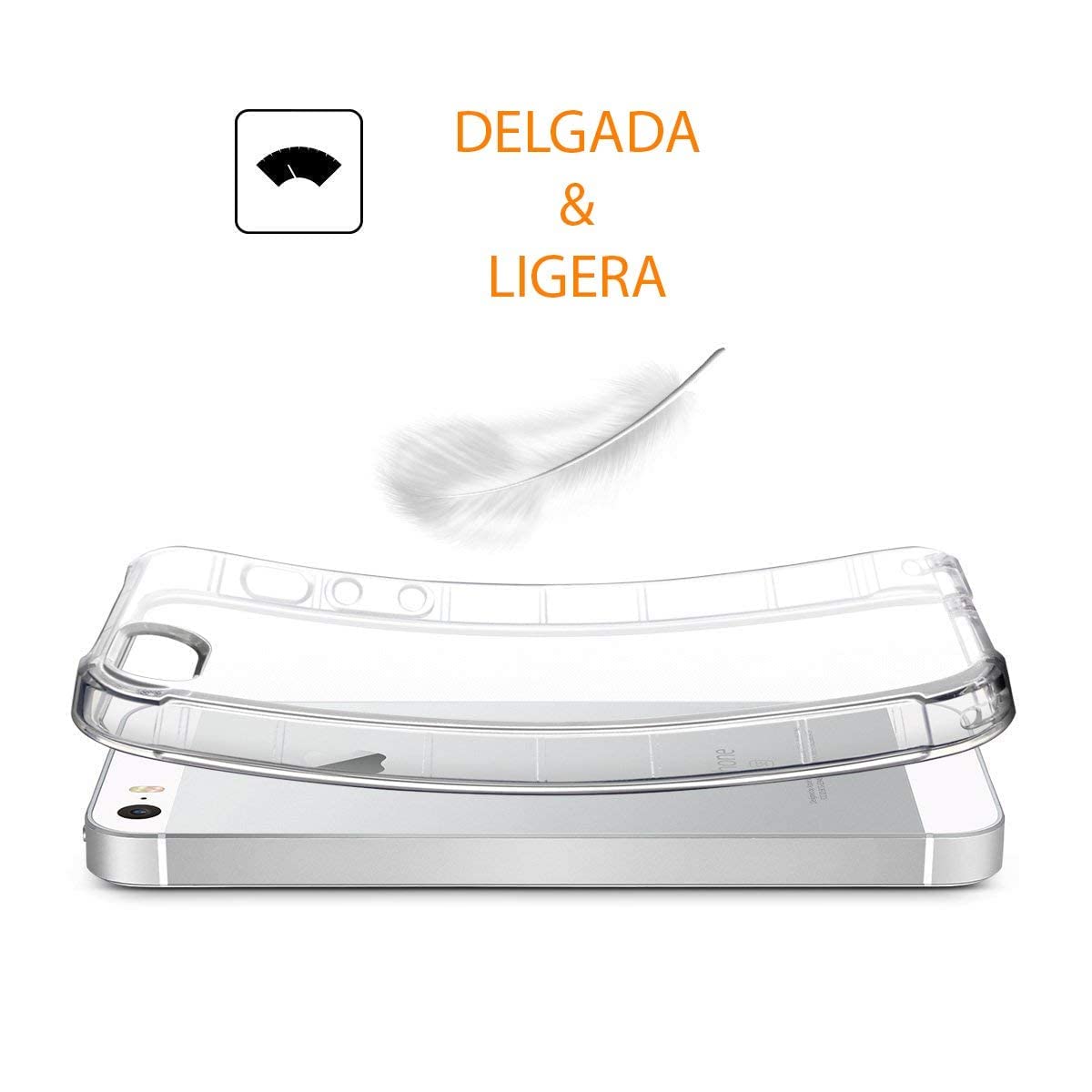 REY Cover in Gel TPU Anti-Shock per TCL 40 NXTPAPER 4G - TCL 50 SE 4G, Morbido Silicone Custodie Protettivo Case, Anti-Scratch, Protettiva Sottile Back Cover