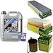 Produktbild Filter Set Inspektionspaket 5 Liter Liqui Moly Motoröl Top Tec 4600 5W-30 MANN-FILTER Innenraumfilter Luftfilter Ölfilter