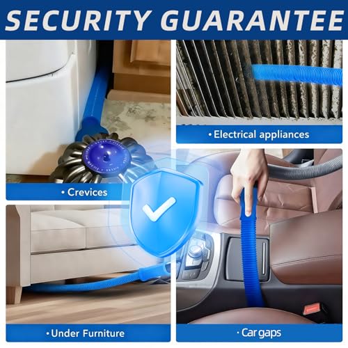 Trockner Reinigungsset Lüftungsschlauch Zubehör,90cm Trockner Lüftungsschlauch Reiniger,Tragbar Staubsaugeraufsatz Schlauch Flusenentferner Mit Schnellkupplungsrohr Für Haushalt & Waschküche