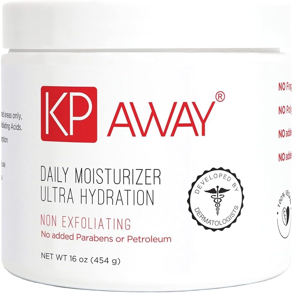 (454g) - Keratosis Pilaris Treatment - Acid Free KP Cream, Lotion Made With Organic Coconut Oil, Baby Friendly, Paraben Free, For Rough & Bumpy Skin (470ml)