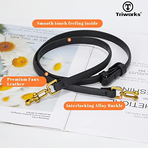 3 Pack Leather Skinny Women Belt Adjustable Thin Waist Belts with Alloy Buckle for Dresses Black/Brown/White4