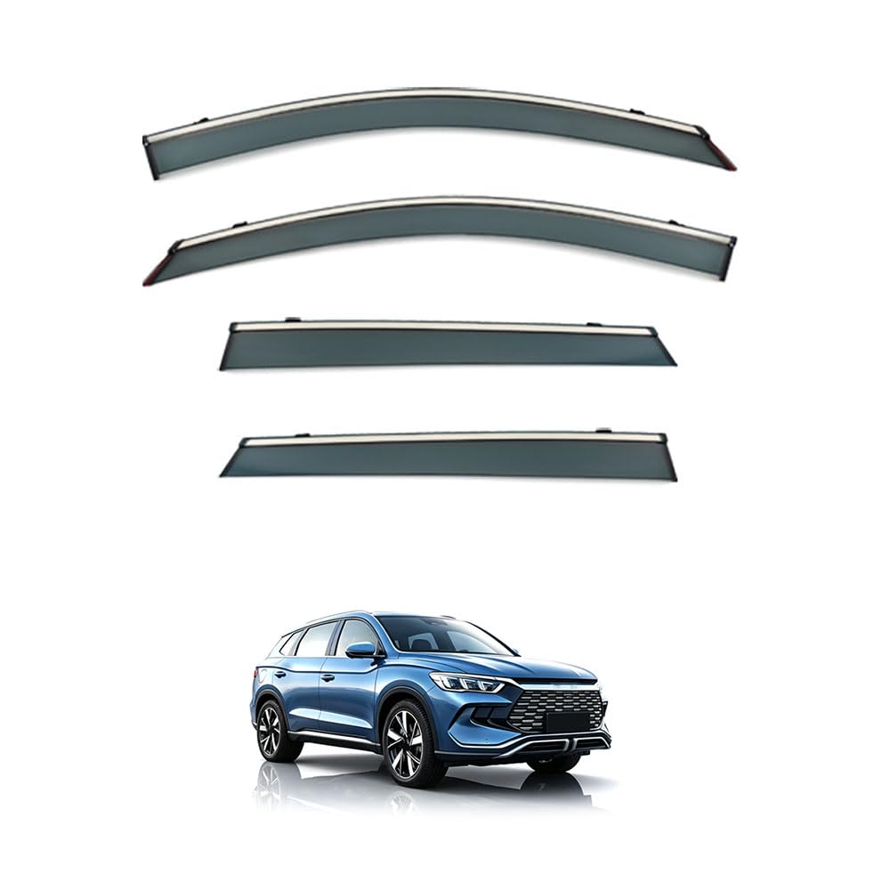 AMHVMU 4pcs Set Wind Deflectors, for BYD SeaLion 5 DM- i 2025 2026