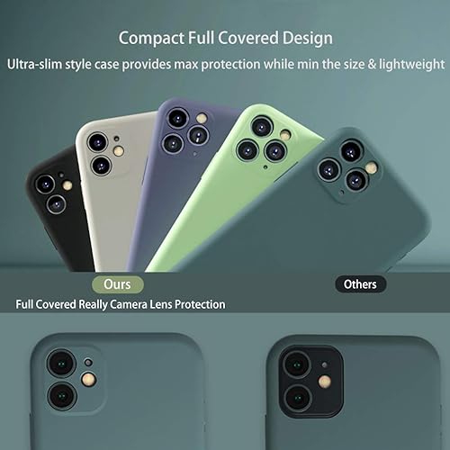 Miniatura 3 de iBetterLife Funda para iPhone 11, funda delgada de silicona líquida con protección contra caídas para iPhone 11 de 6.1 pulgadas, a prueba de golpes,