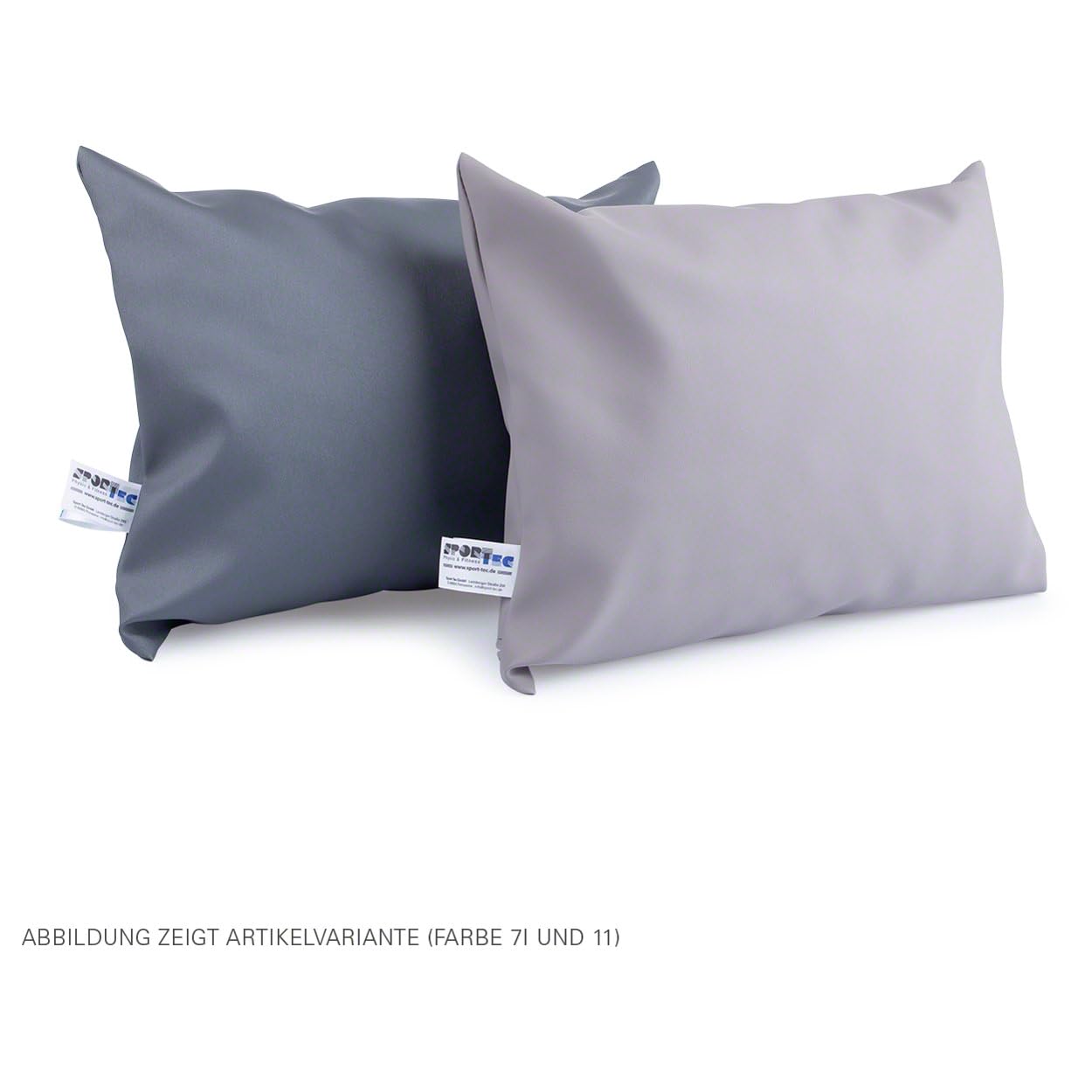 Sport-Tec Kopfkissen, Couchkissen, Therapiekissen, Sitzkissen, Stützkissen aus Kunstleder, 45x35x9 cm