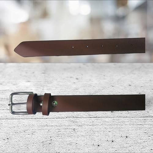 Image of FAZON Men Casual, Evening, Formal, Party Brown Texas Leatherite Belt
